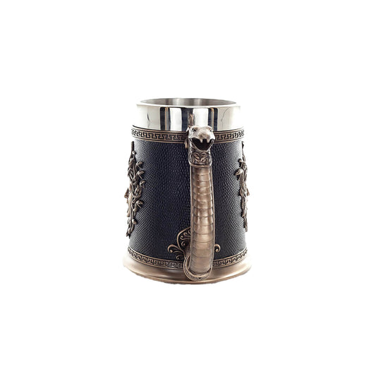 Medusa Tankard – 17.7x14.5cm Veronese Cold-Cast Bronze Greek Mythology Drinking Mug