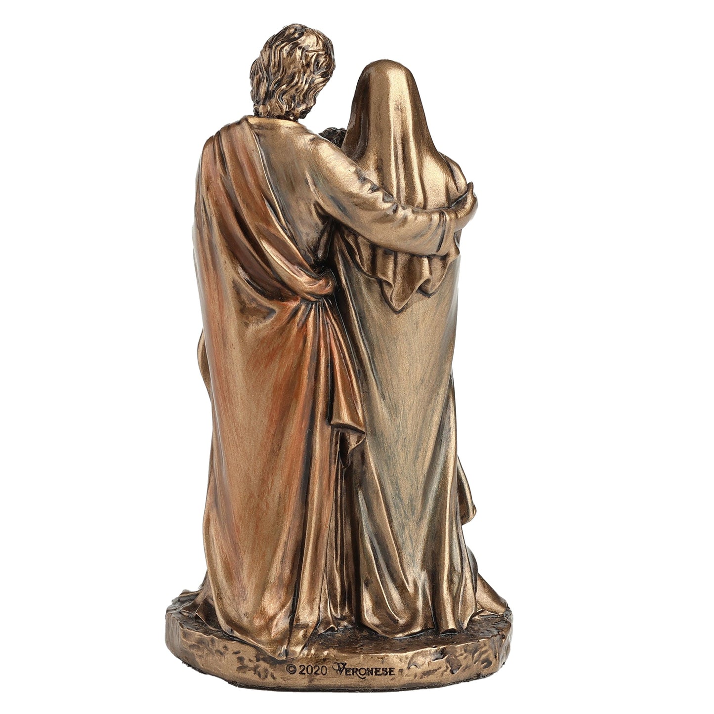 Holy Family 8.5cm Veronese Cold-Cast Bronze Statue – Sacred Christian Religious Figurine