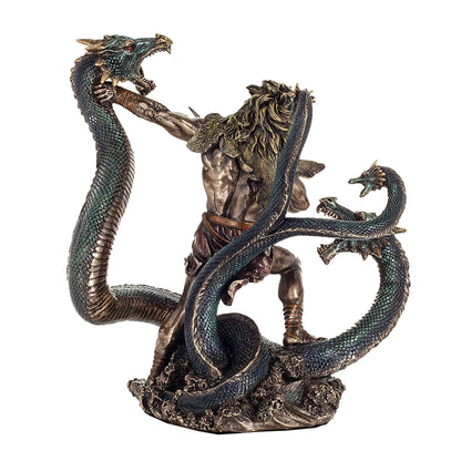 Hercules vs Hydra Statue – dynamic Greek mythology figurine