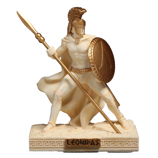 Leonidas – Spartan King & Hero of Thermopylae Resin Statue (7.7cm) by Veronese Design