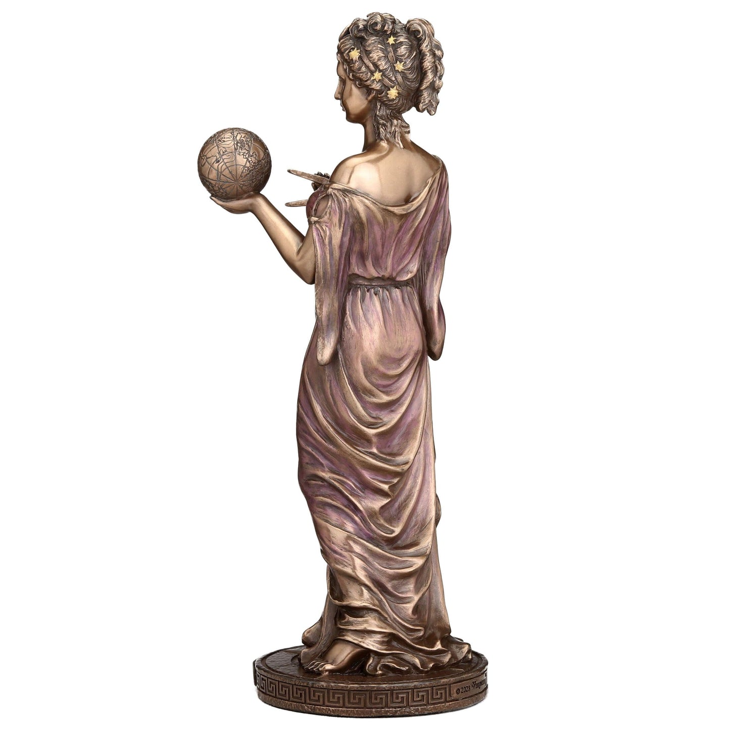 Urania Muse of Astronomy Statue – 23cm Veronese Cold-Cast Bronze Greek Mythology Figurine