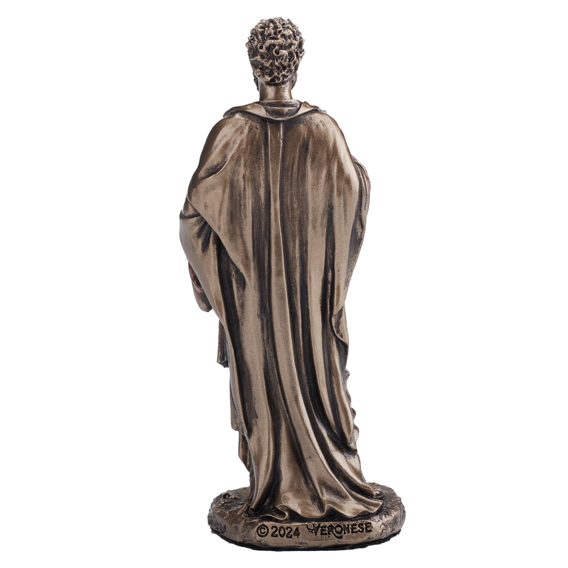 Hippocrates, Father of Medicine Miniature Statue – 9.3cm Veronese Cold-Cast Bronze Figurine
