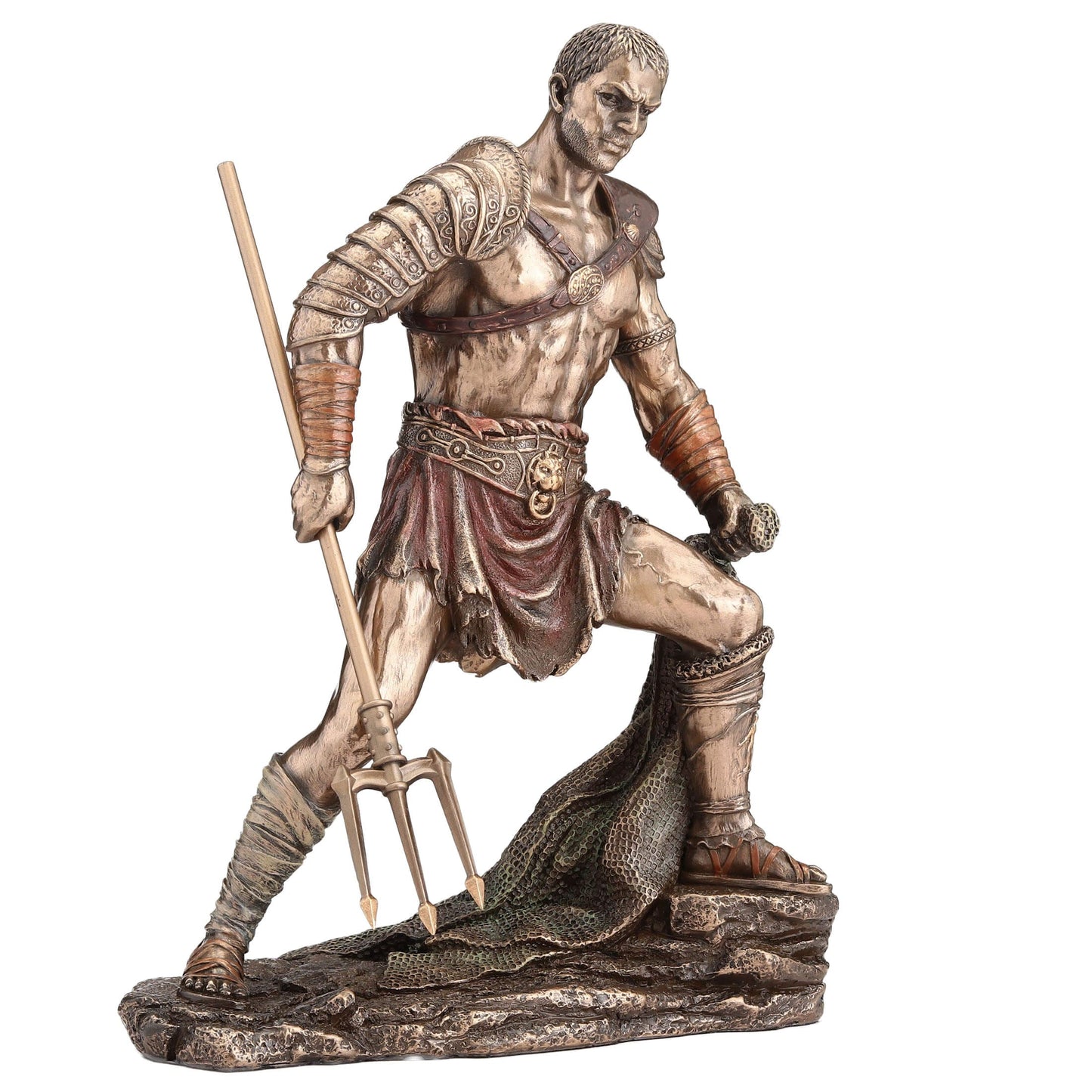 Gladiator Statue – 27.5cm Veronese  Cold-Cast Bronze Roman Warrior Figurine