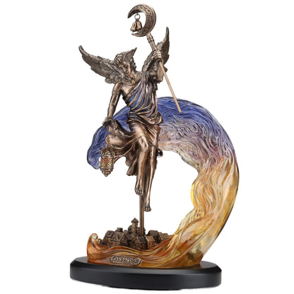 Hypnos God of Sleep Statue – 33cm Veronese Cold-Cast Bronze Greek Mythology Figurine