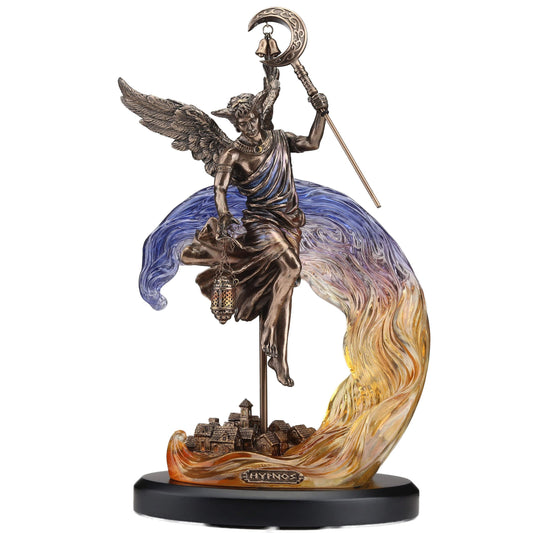 Hypnos God of Sleep Statue – 33cm Veronese Cold-Cast Bronze Greek Mythology Figurine
