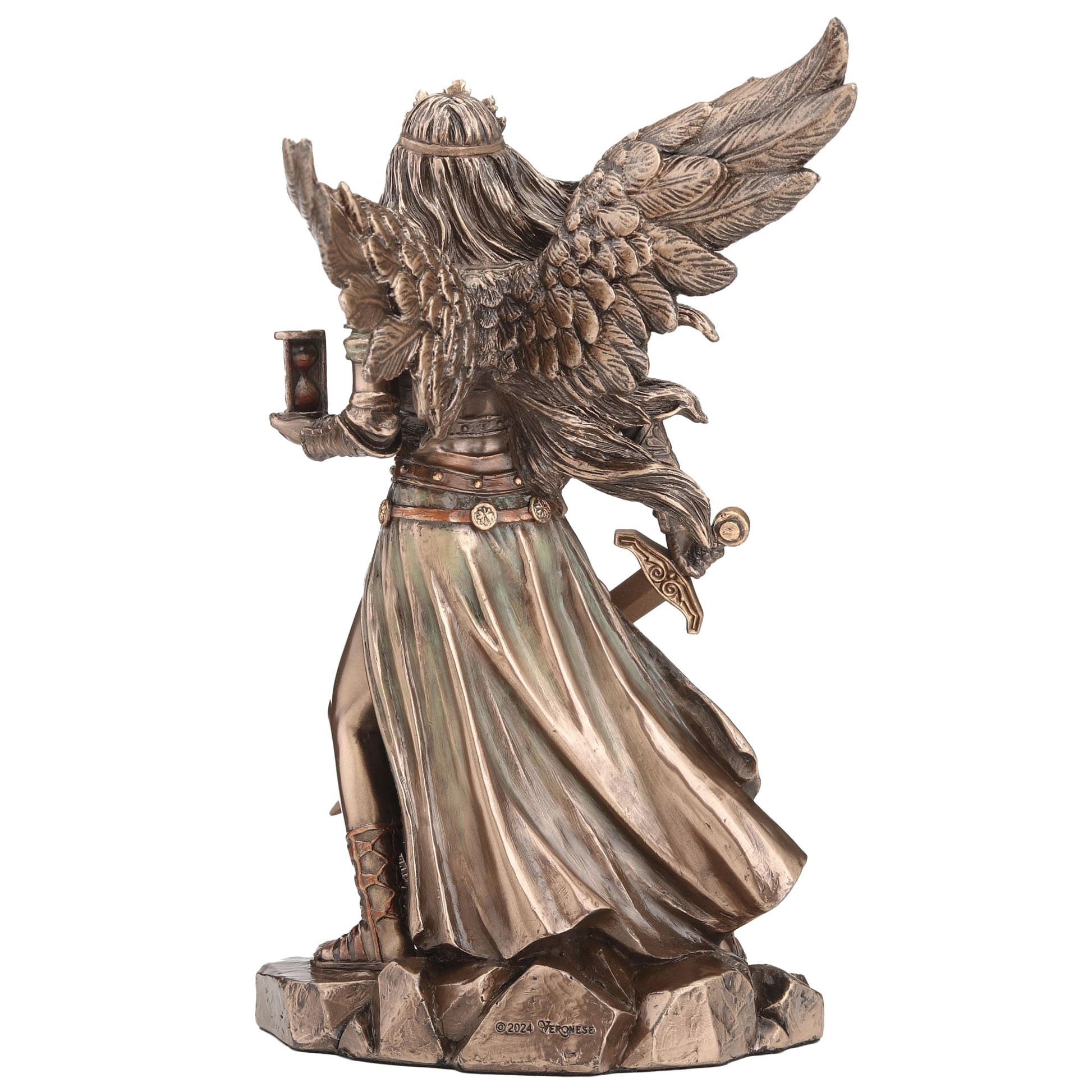 Nemesis 21.5cm Veronese Cold-Cast Bronze Statue – Greek Goddess of Divine Retribution