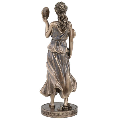 Thalia Muse of Comedy Statue – 23cm Veronese Cold-Cast Bronze Greek Mythology Figurine
