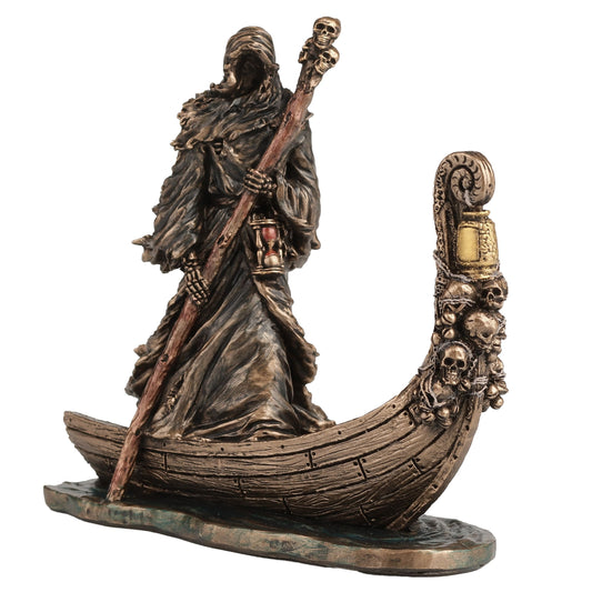 Charon Statue ferryman of the underworld bronze collectible