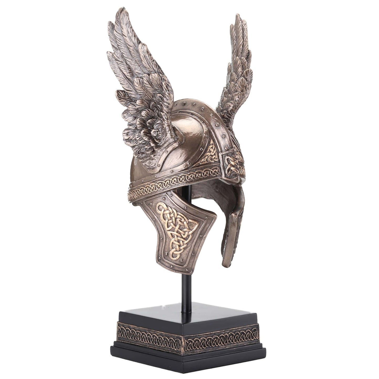 Norse Winged Helmet of Odin 24cm Resin Bronze Veronese Statue