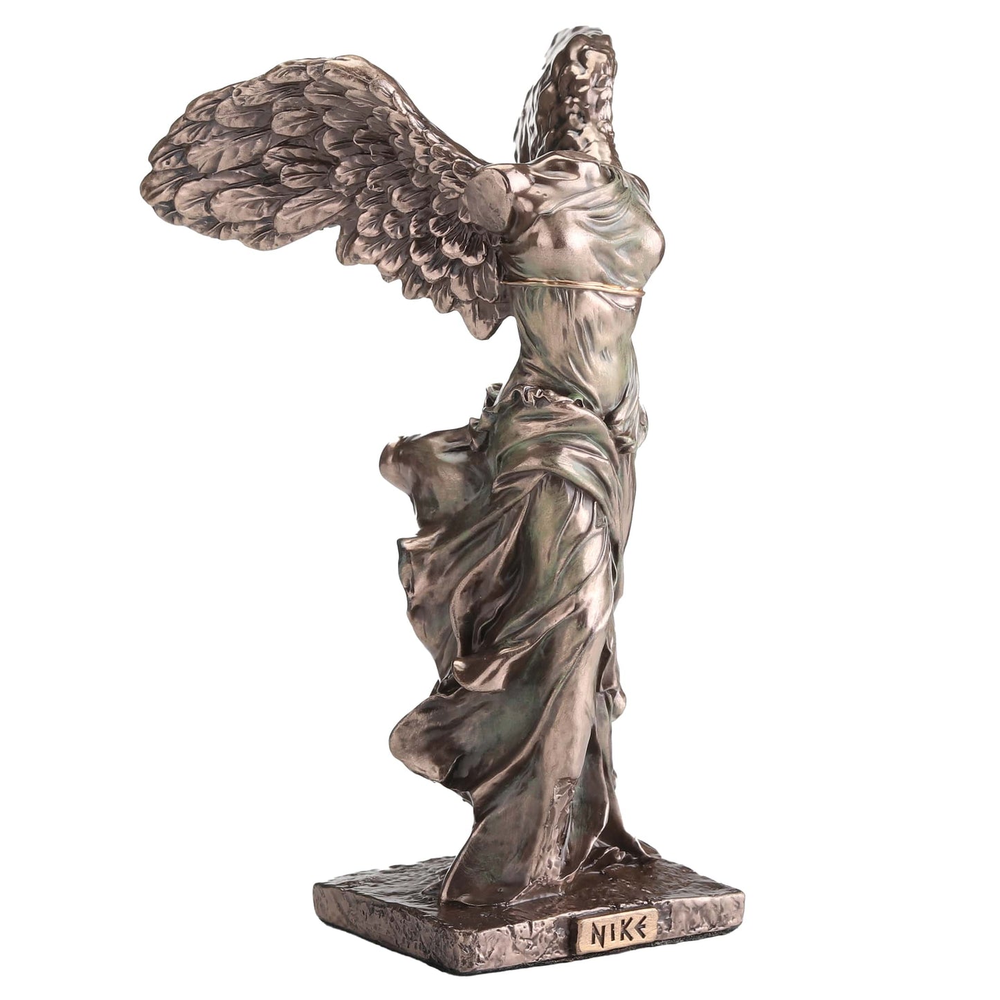 Nike Greek Goddess Of Victory 14cm Cold Cast Bronze Veronese Statue