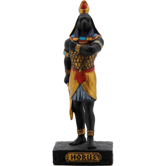 Horus Ancient Egyptian God 8.8cm Black Veronese Statue