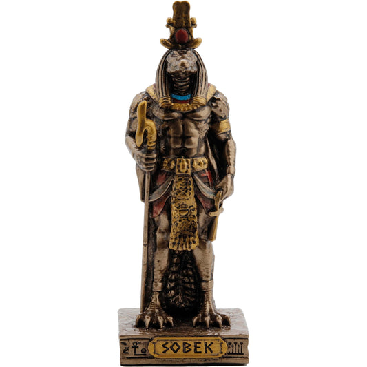 Sobek Ancient Egyptian God 9cm Veronese Statue