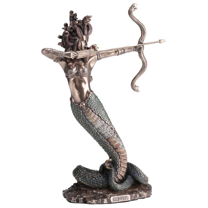 Furious Medusa Shooting Arrow 23cm Veronese Statue