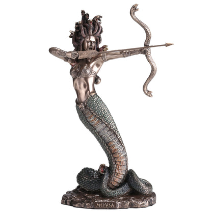 Furious Medusa Shooting Arrow 23cm Veronese Statue