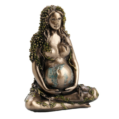 Mother Earth Gaia Sitting Lotus Pose 6.5cm Veronese Statue