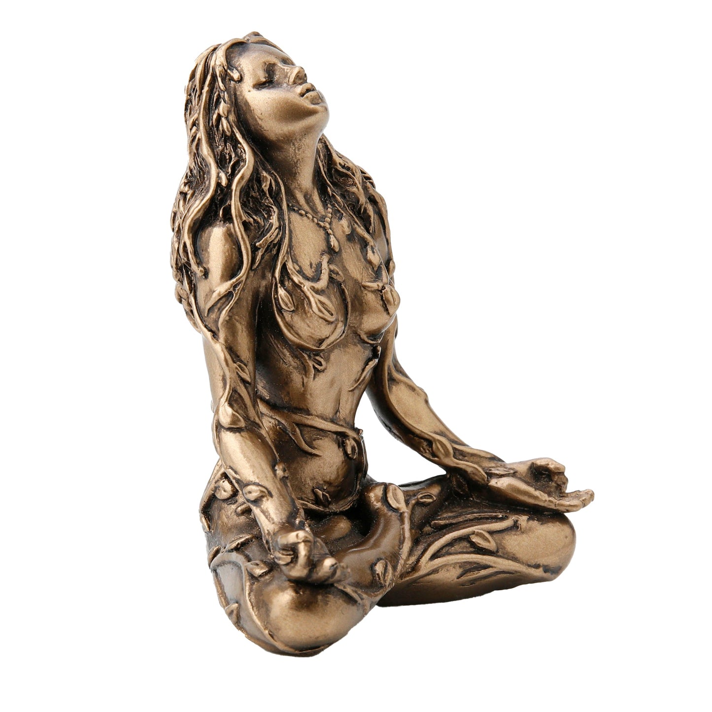 Mother Earth Gaia Sitting Pose Lotus 6.5cm Veronese Statue