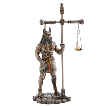 Anubis Holding Scale 33cm Veronese Statue