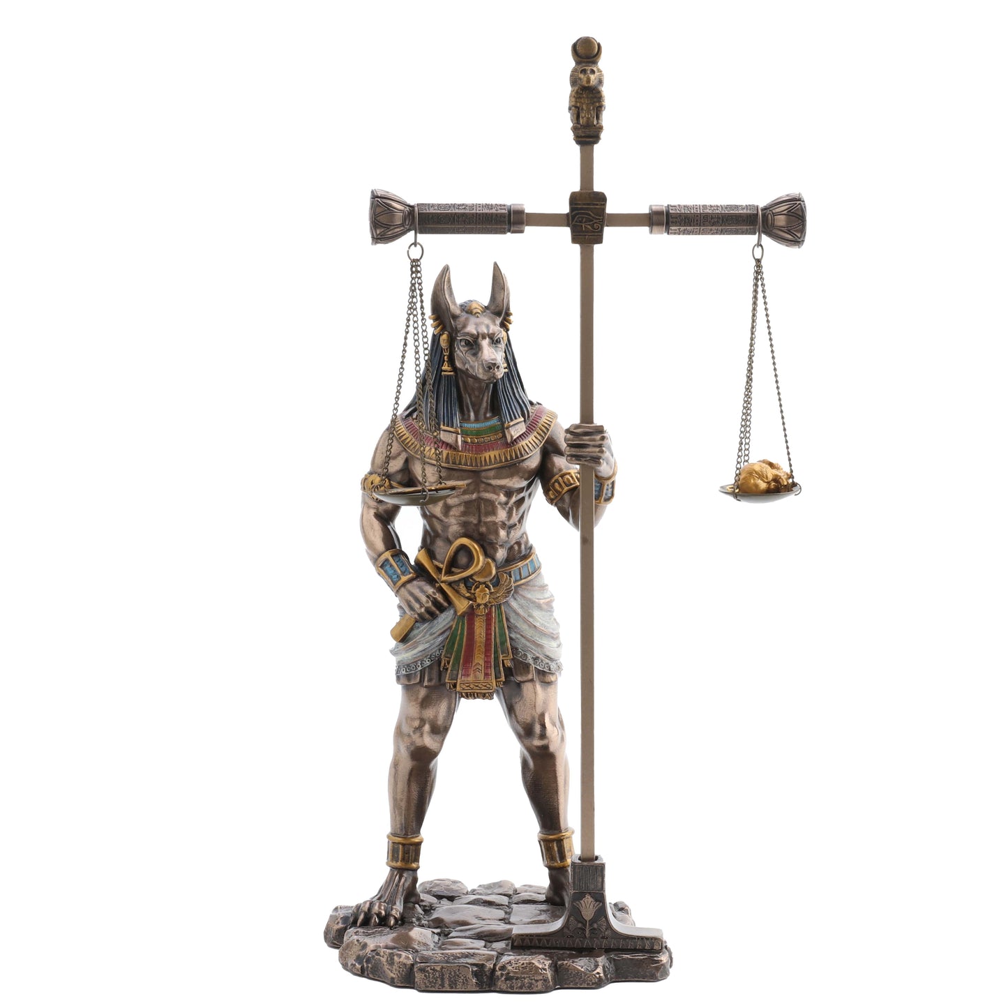 Anubis Holding Scale 33cm Veronese Statue