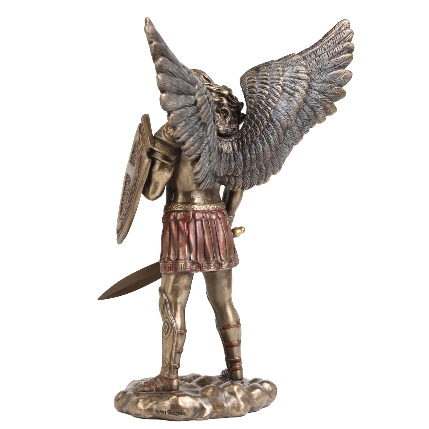 Archangel Saint Michael Sword And Shield 19.5cm Veronese Statue