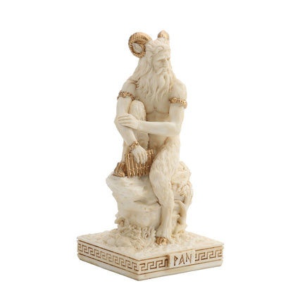 Pan Greek God Of The Wild 8.5cm Veronese White Statue