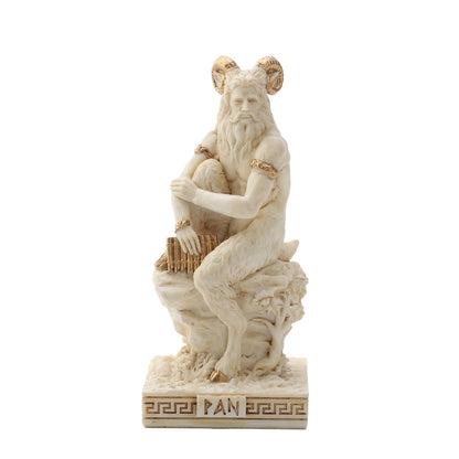 Pan Greek God Of The Wild 8.5cm Veronese White Statue