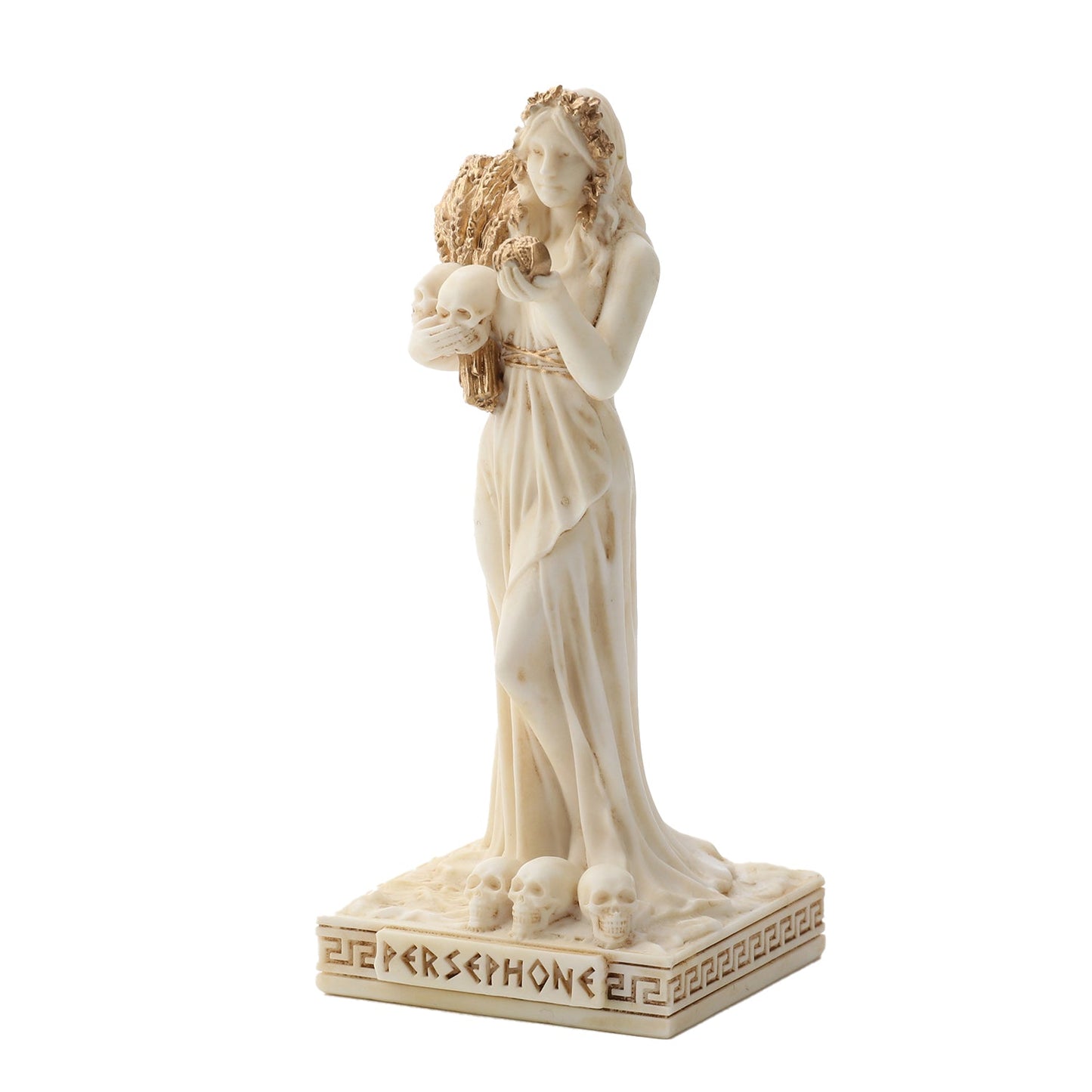 Persephone Greek Goddess Of Agriculture 9cm Veronese White Statue