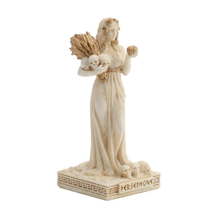 Persephone Greek Goddess Of Agriculture 9cm Veronese White Statue