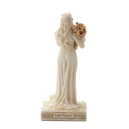 Persephone Greek Goddess Of Agriculture 9cm Veronese White Statue