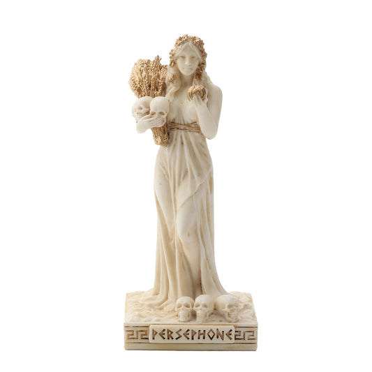 Persephone Greek Goddess Of Agriculture 9cm Veronese White Statue