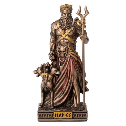 Hades Greek God Of Underworld 9.2cm Veronese Statue