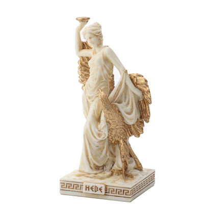 Hebe The Greek Goddess Of Youth 9cm Veronese White Statue