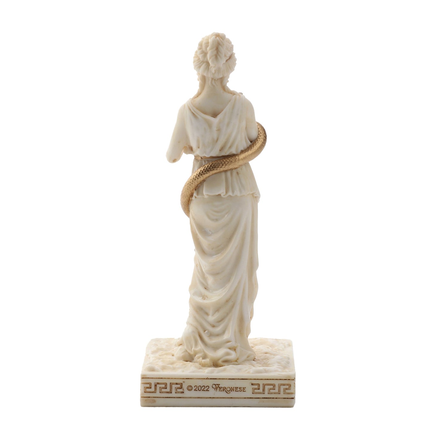 Hygieia Greek Goddess Of Health 9.2cm Veronese White Statue