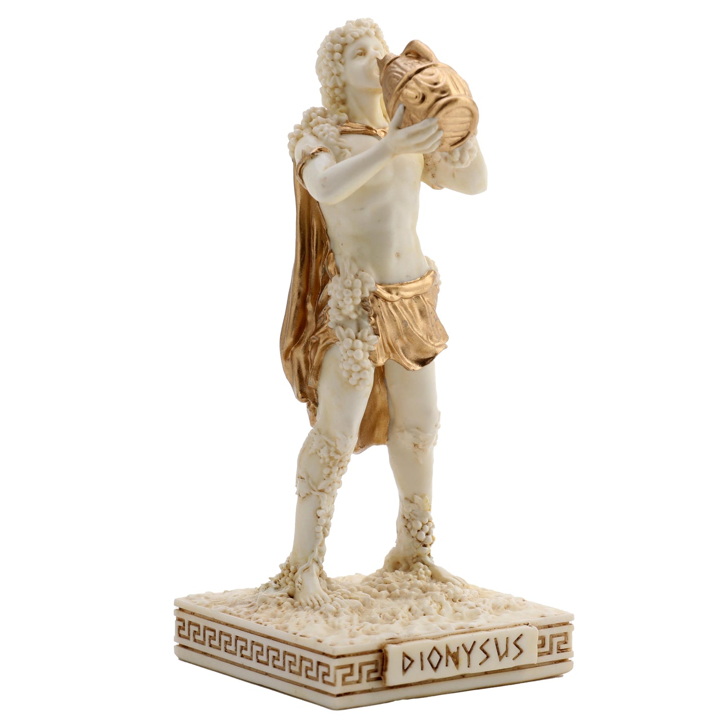 Dionysus Greek God Of Wine 8.6cm Veronese White Statue