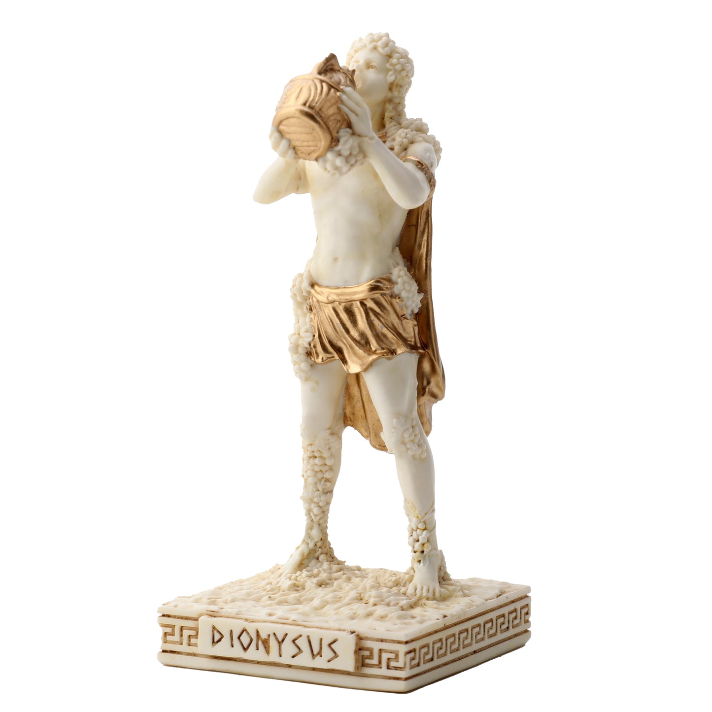 Dionysus Greek God Of Wine 8.6cm Veronese White Statue