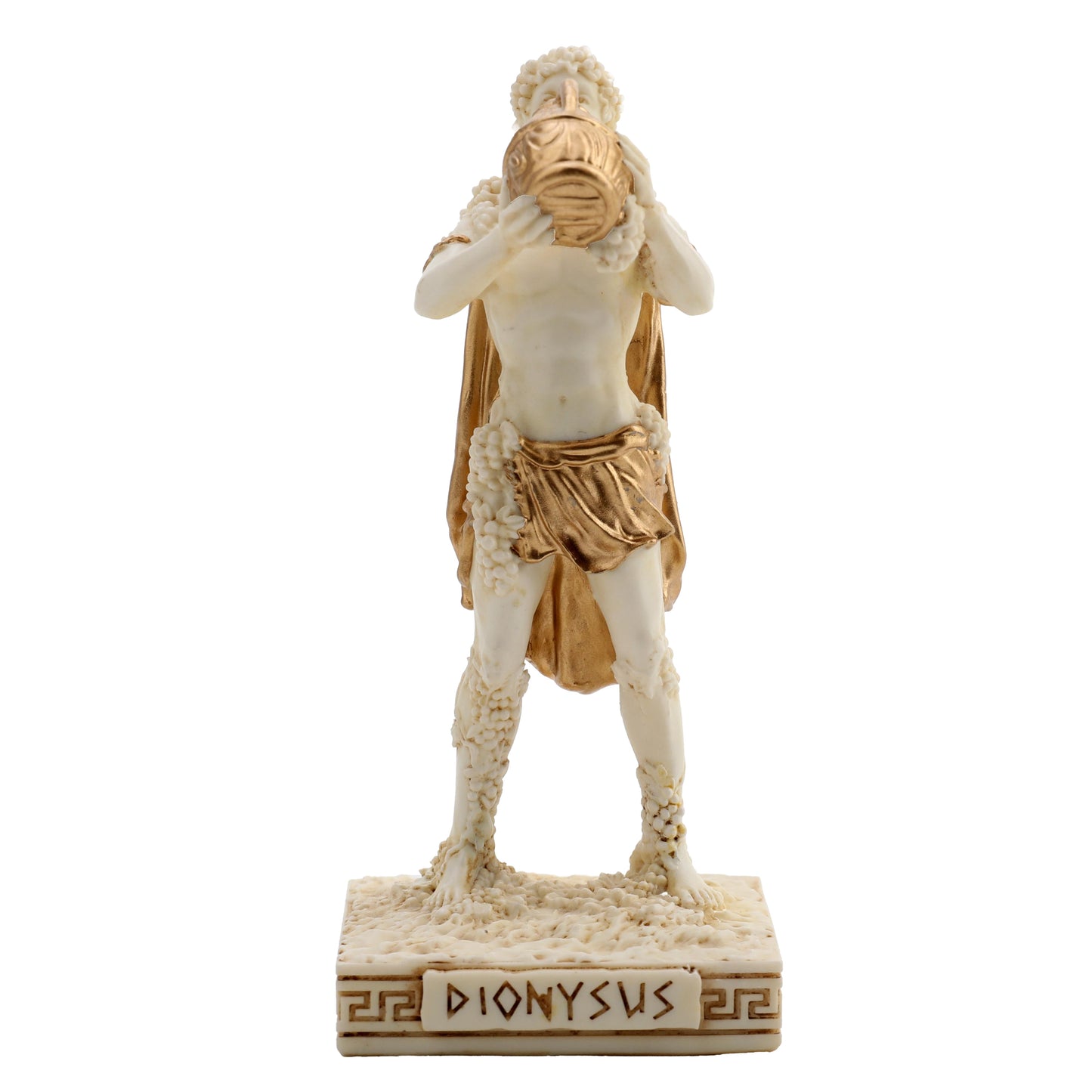 Dionysus Greek God Of Wine 8.6cm Veronese White Statue