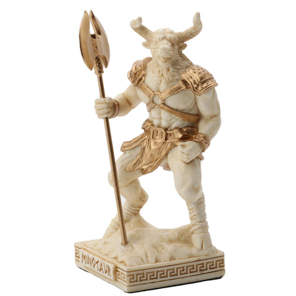 Minotaur Creature Of The Labyrinth 9.2cm Veronese White Statue