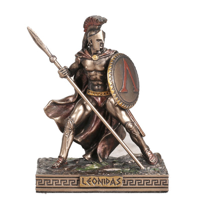 Spartan King Leonidas With Spear And Shield 7.7cm Veronese Statue