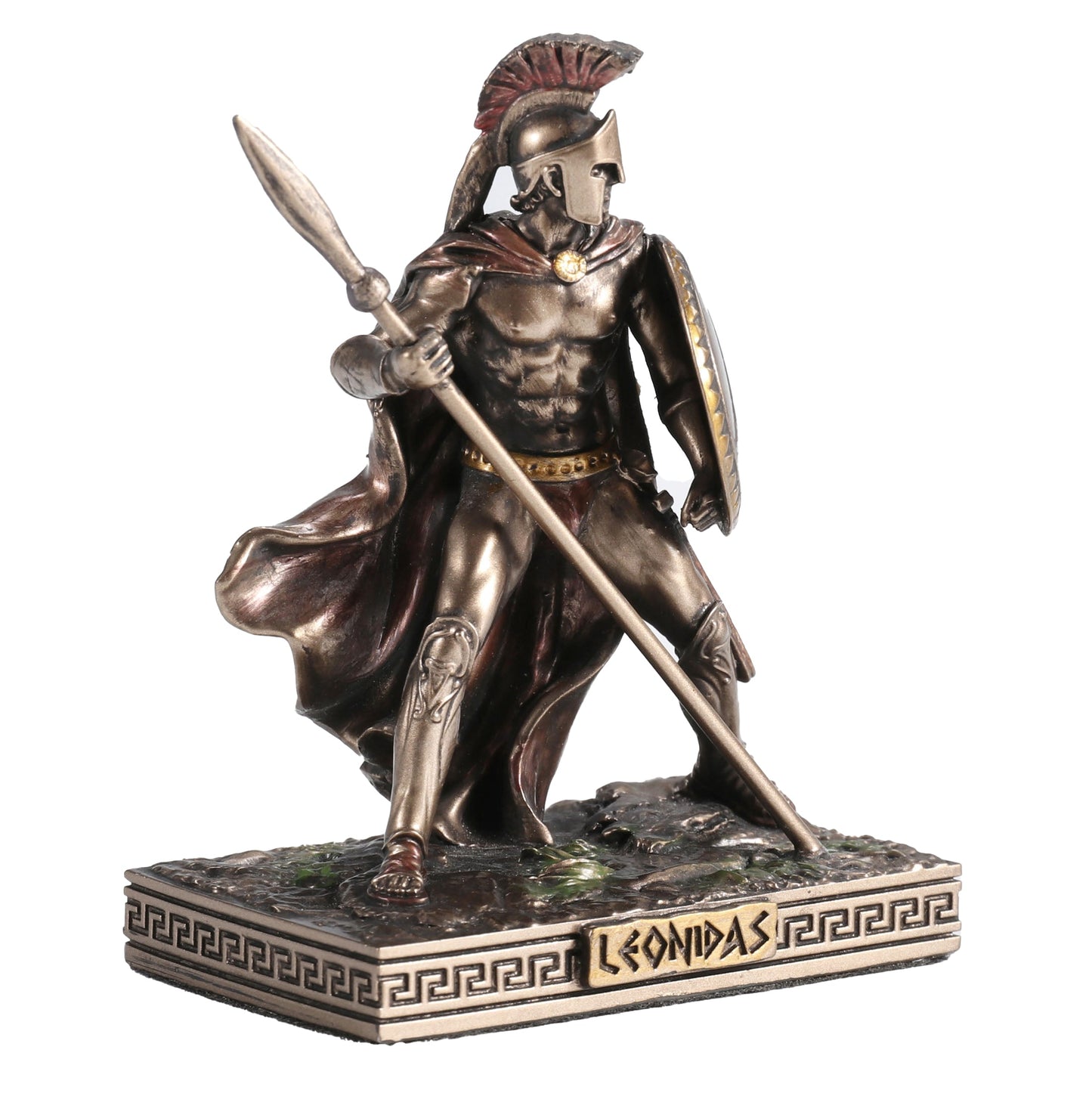 Spartan King Leonidas With Spear And Shield 7.7cm Veronese Statue