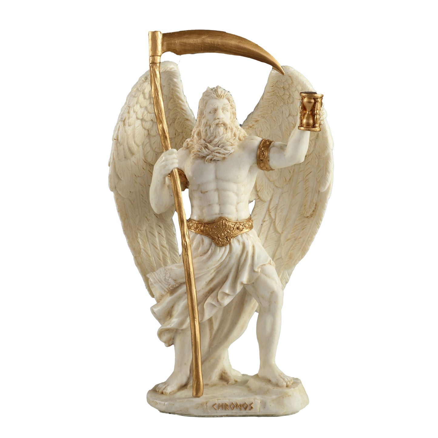 Chronos The Greek God Of Time 18.5cm Veronese White Statue