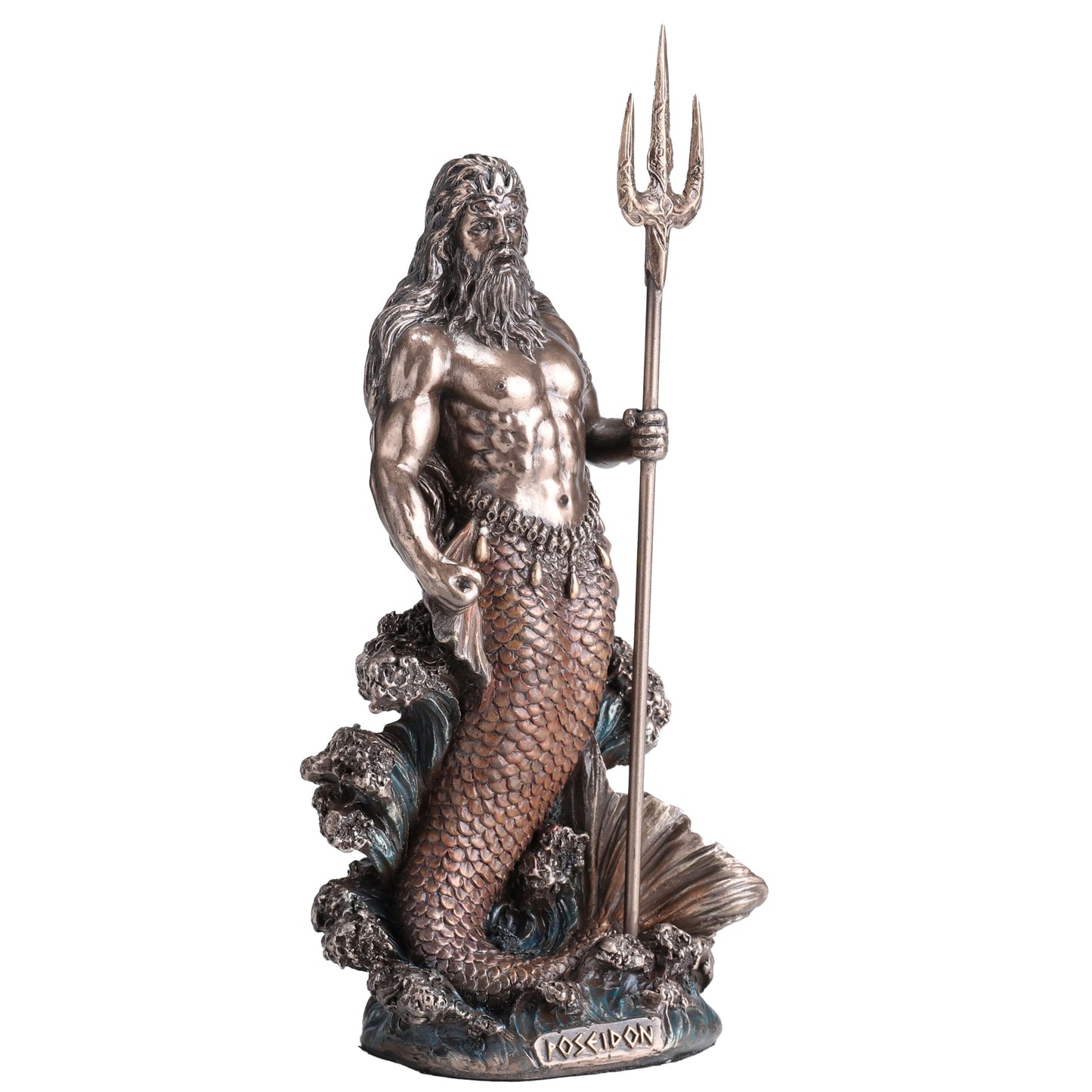 Poseidon Greek God Of The Sea 18cm Veronese Statue