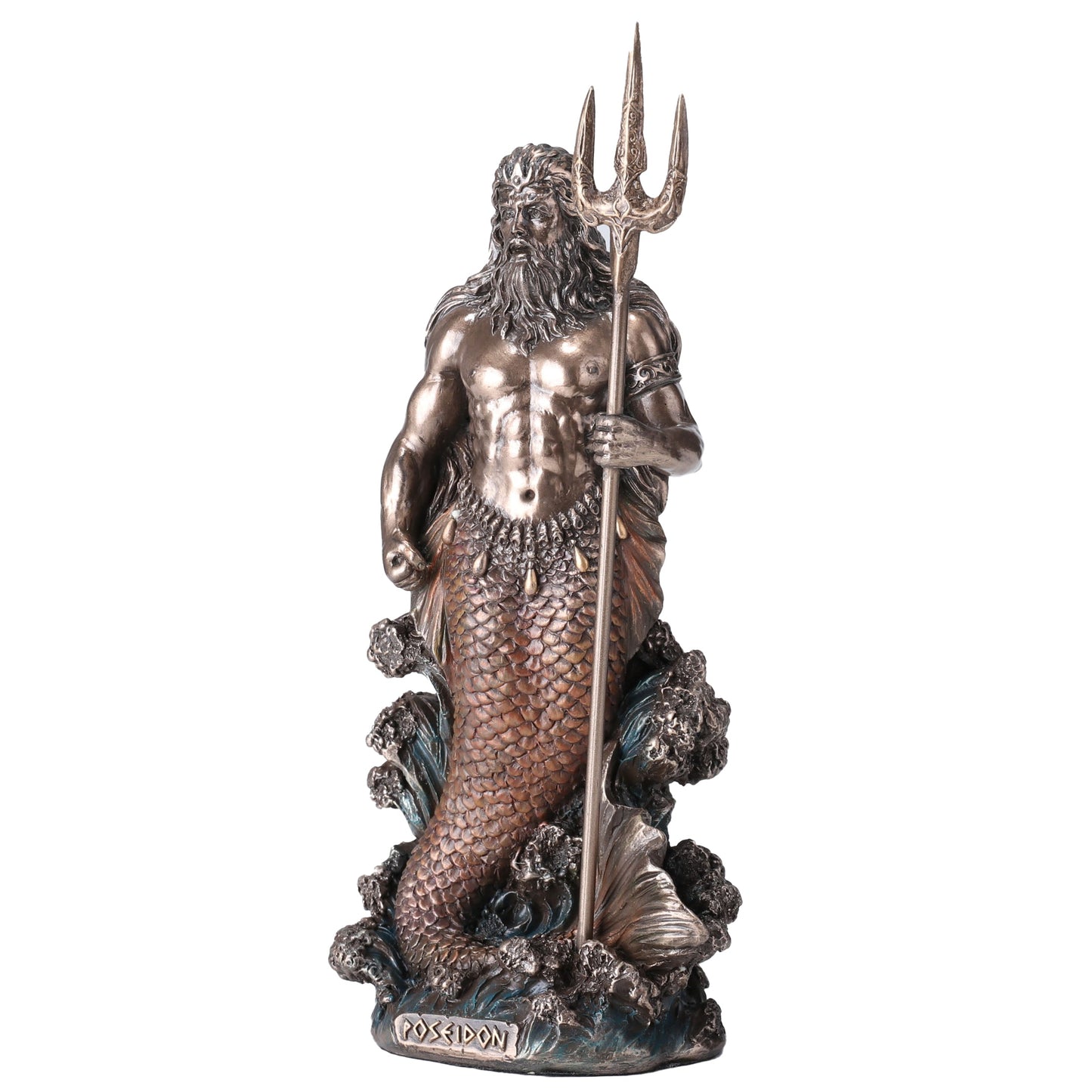 Poseidon Greek God Of The Sea 18cm Veronese Statue