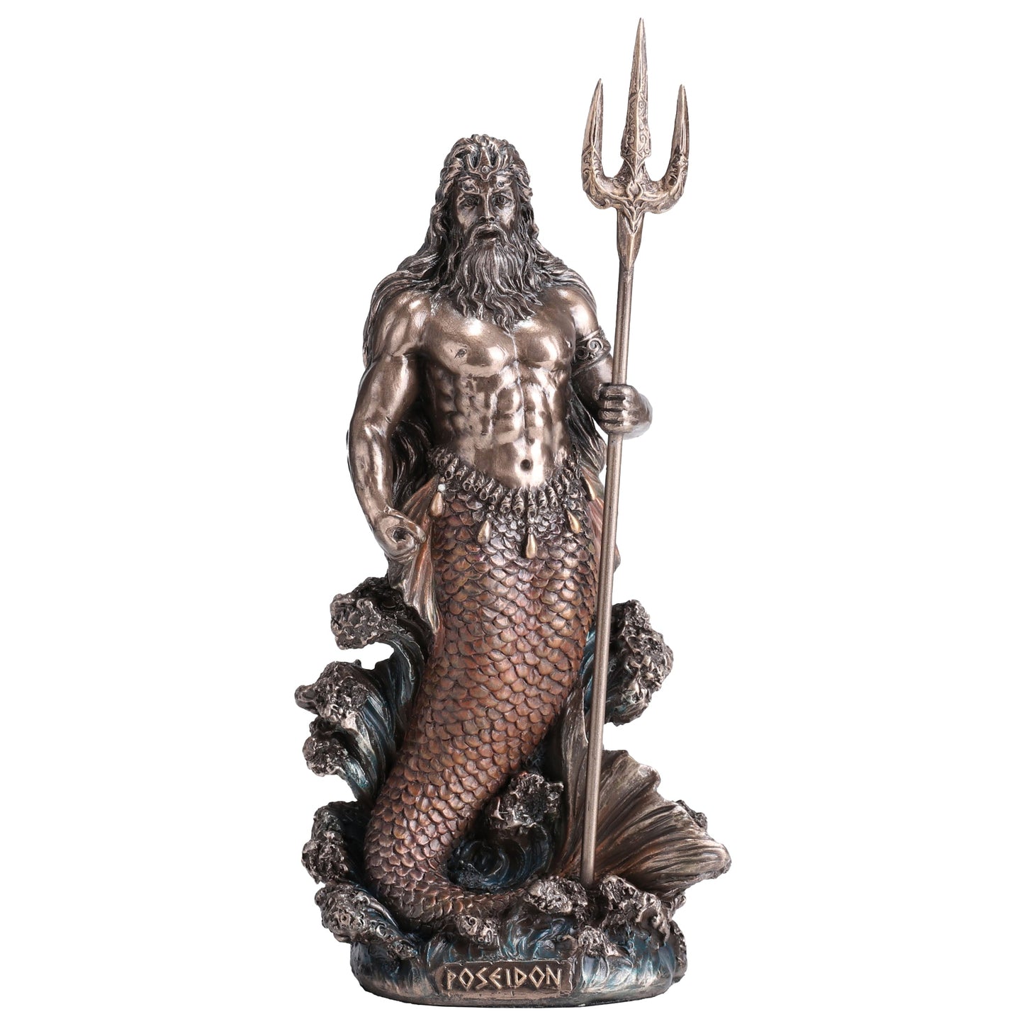 Poseidon Greek God Of The Sea 18cm Veronese Statue