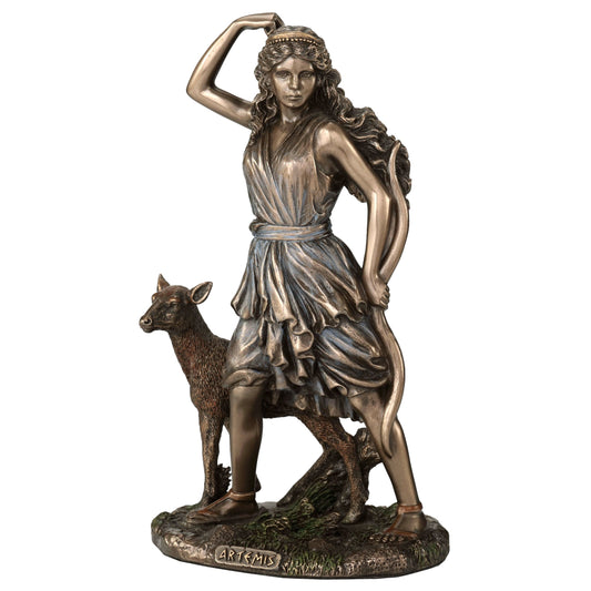 Artemis The Greek Goddess Of The Hunt 16.5cm Veronese Statue