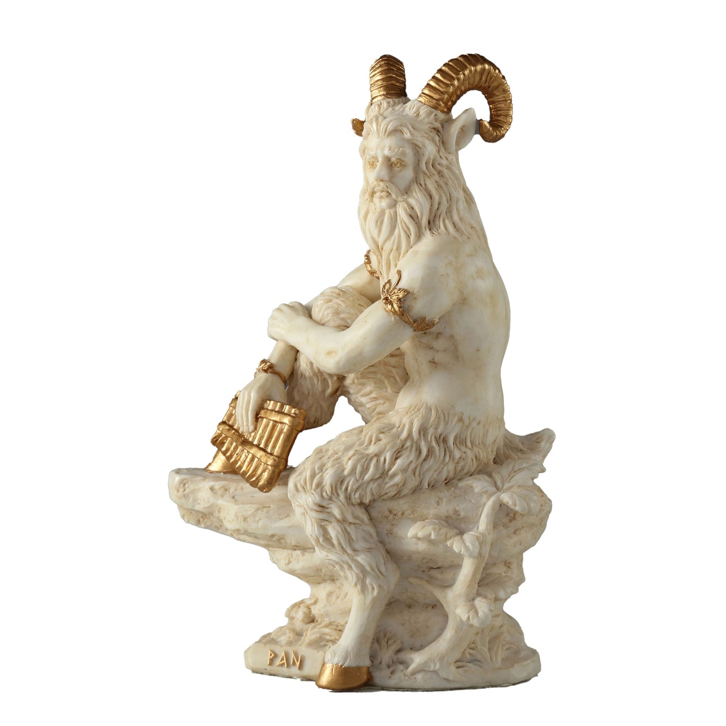 Pan The Greek God Of The Wild 15.5cm Veronese White Statue