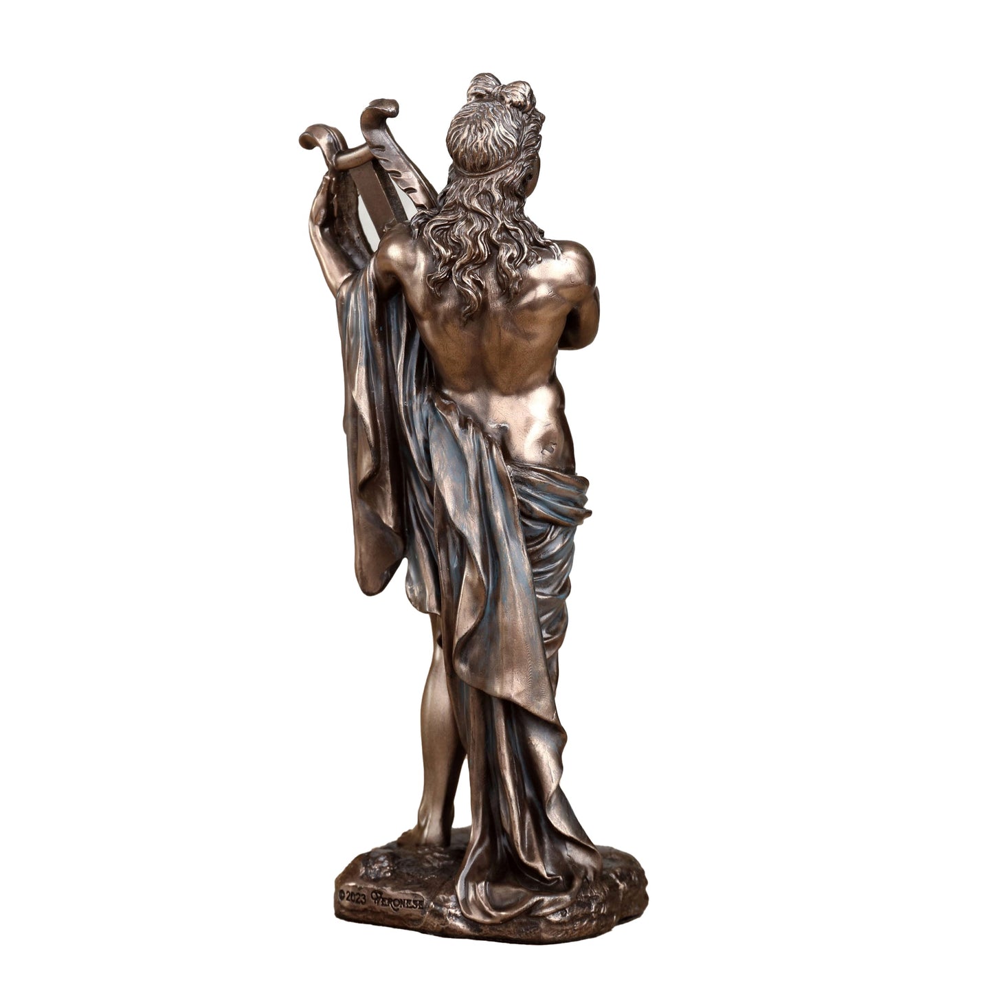 Greek God Apollo Playing Lyre 16cm Veronese Statue