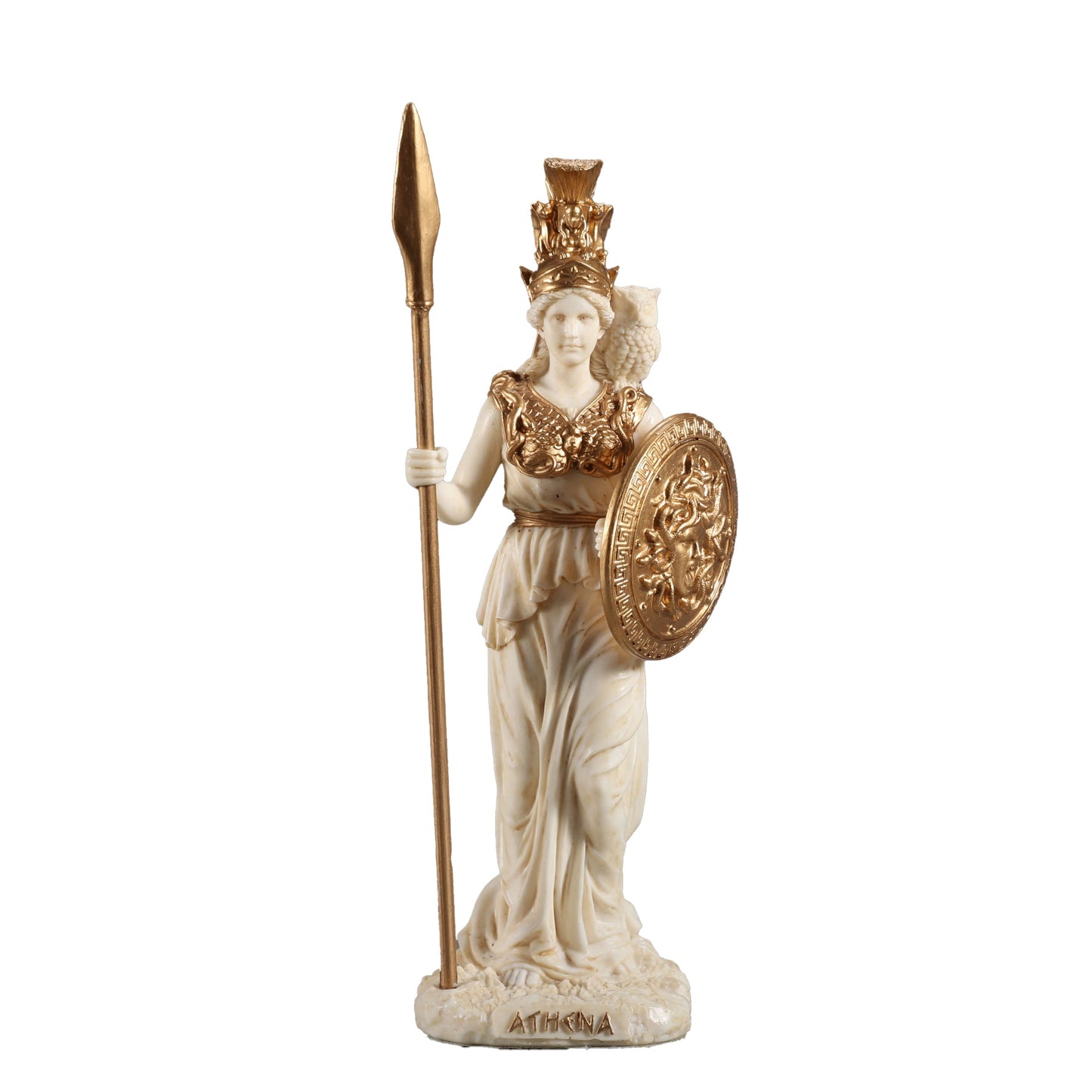 Athena The Greek Goddess Of Wisdom 16.5cm Veronese White Statue