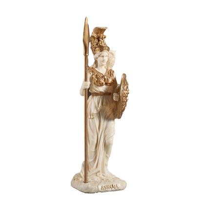 Athena The Greek Goddess Of Wisdom 16.5cm Veronese White Statue