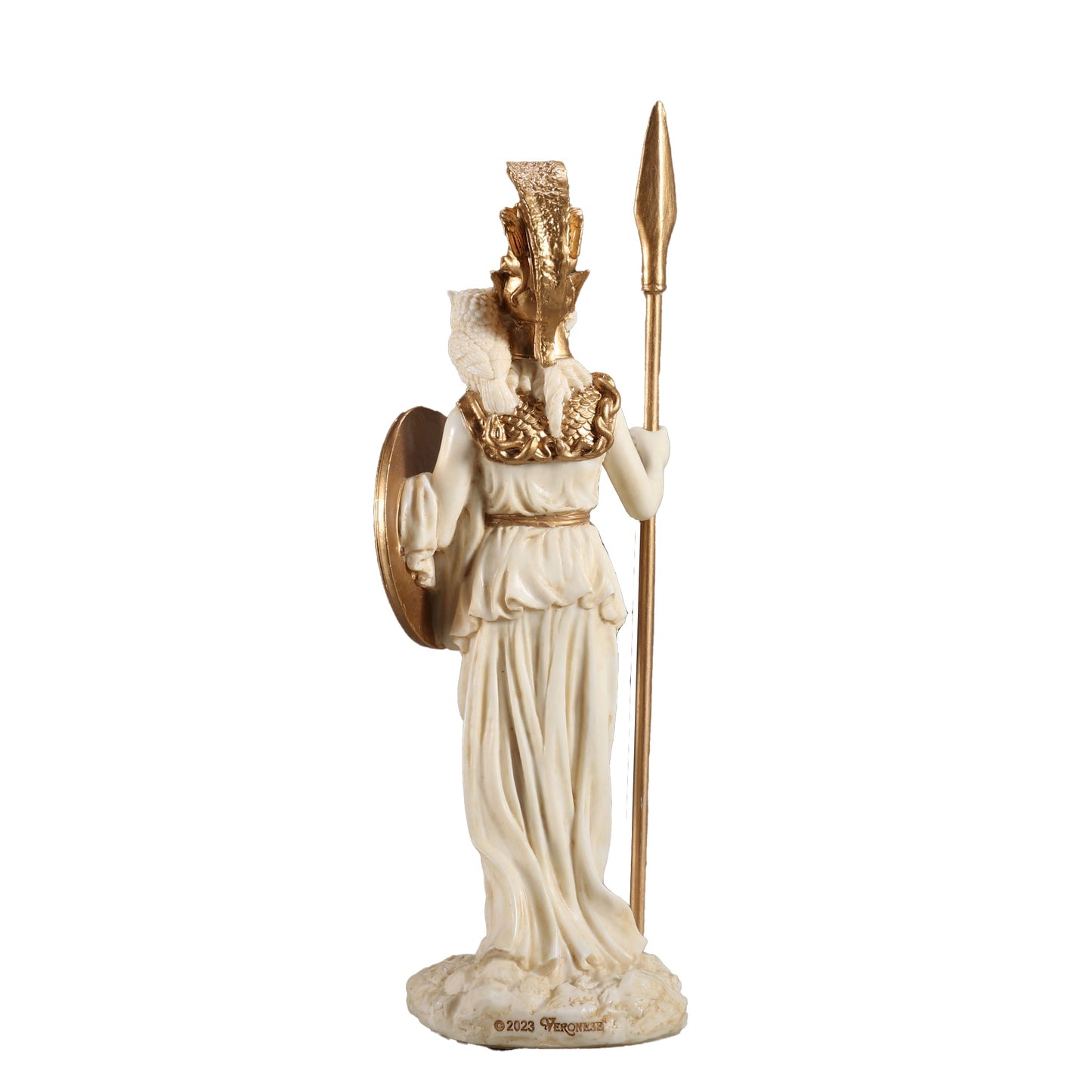 Athena The Greek Goddess Of Wisdom 16.5cm Veronese White Statue