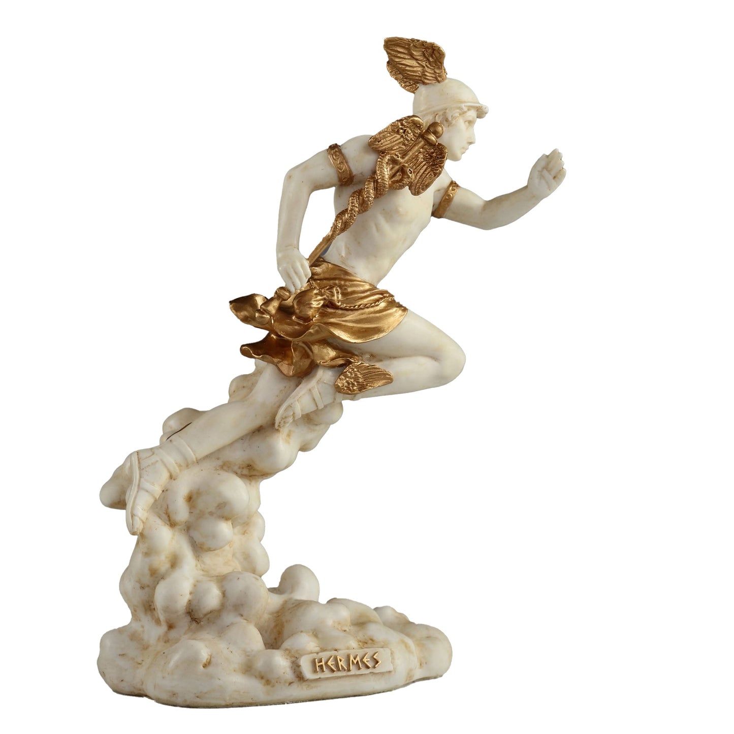 Hermes Greek Herald Of The Gods 15.5cm Veronese White Statue