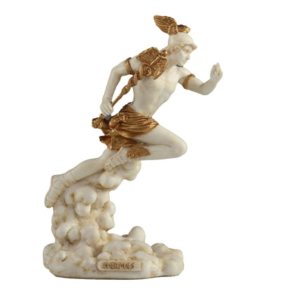 Hermes Greek Herald Of The Gods 15.5cm Veronese White Statue